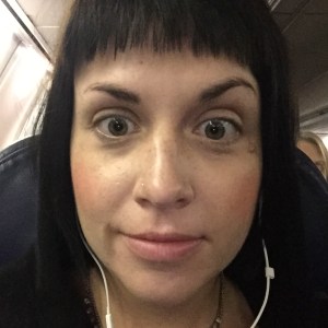 5:00 a.m. selfie on the plane to Dallas.